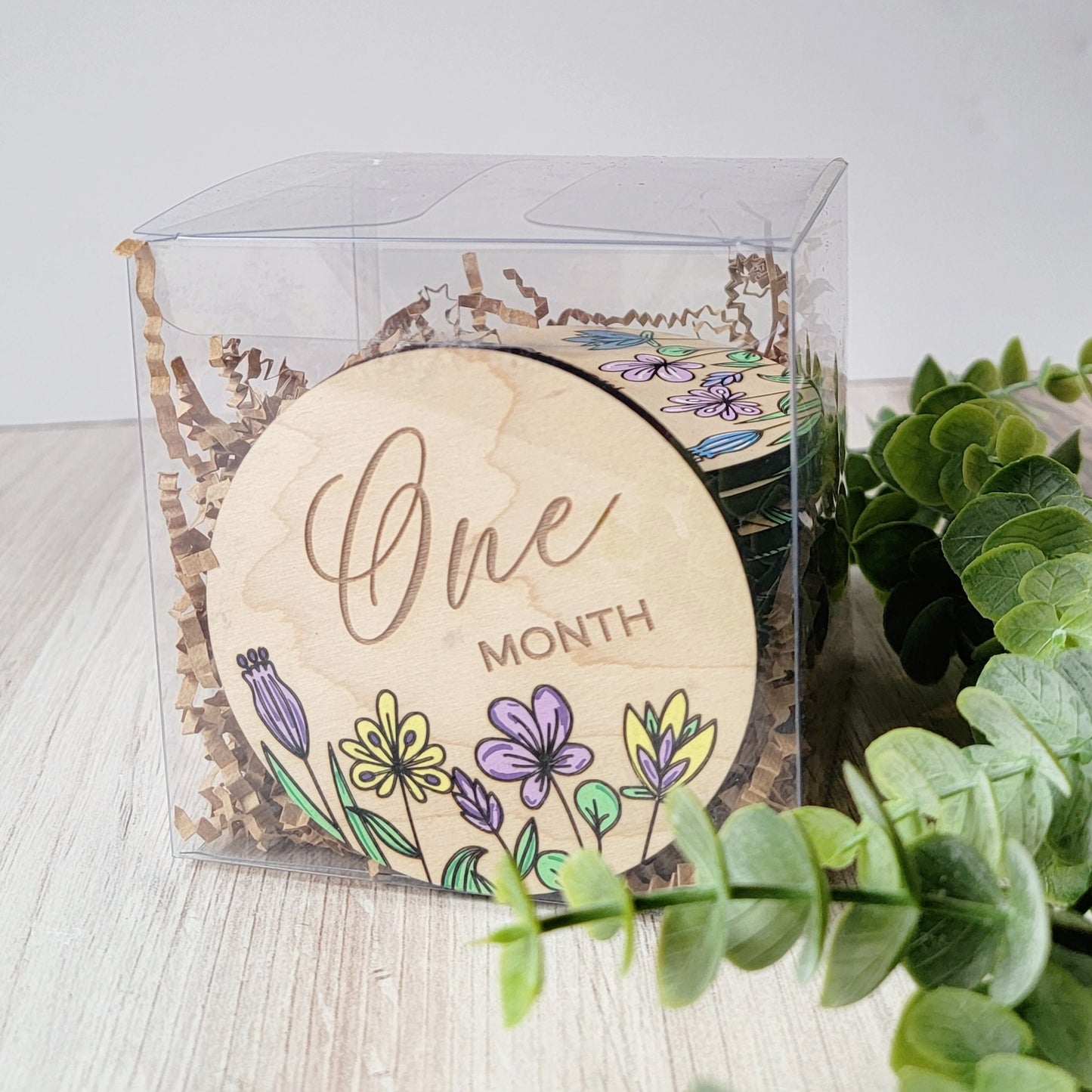Baby Milestones Floral Design