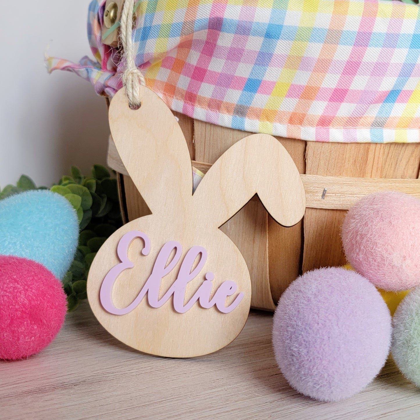 Easter Bunny Basket Tag