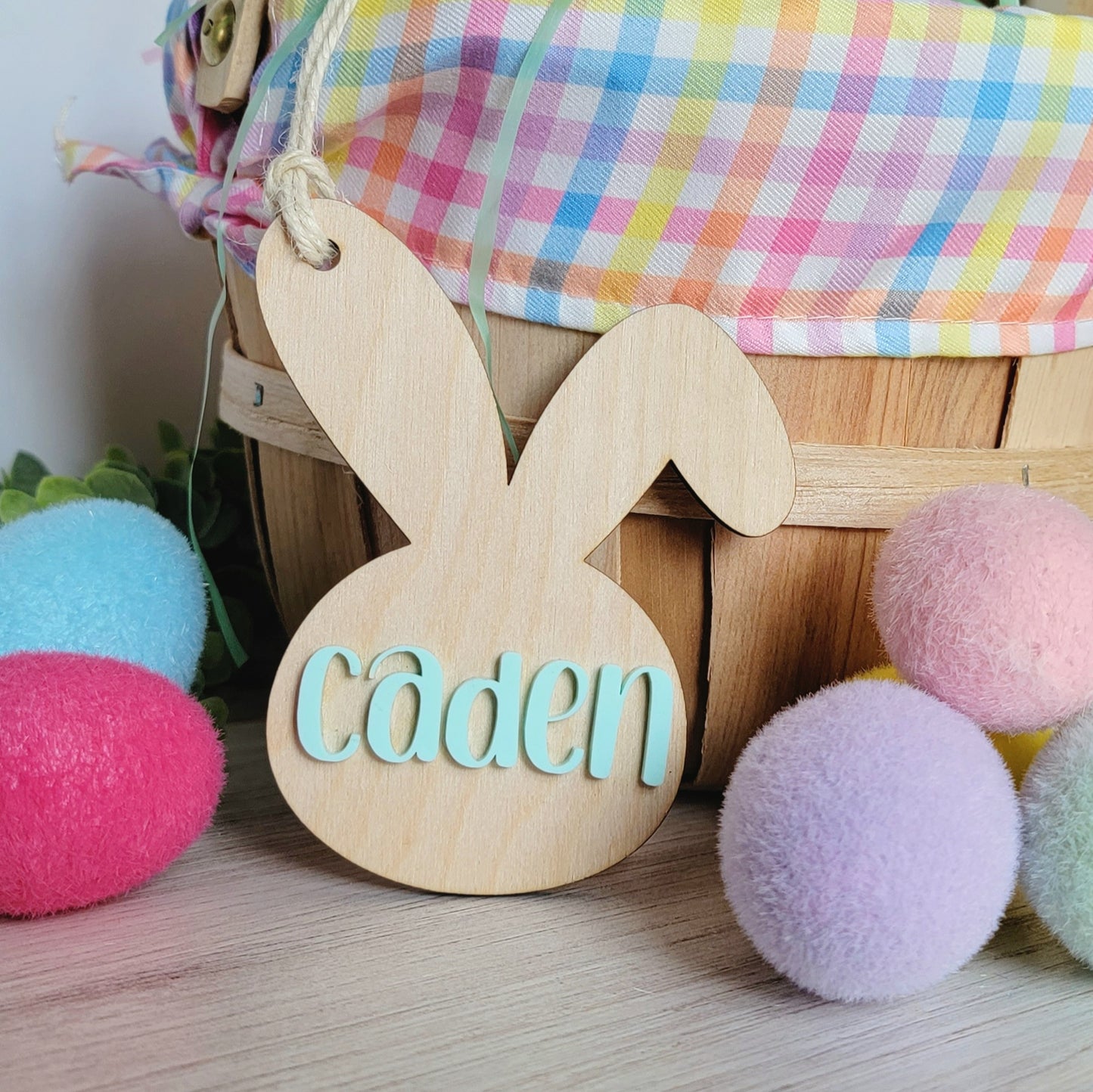 Easter Bunny Basket Tag
