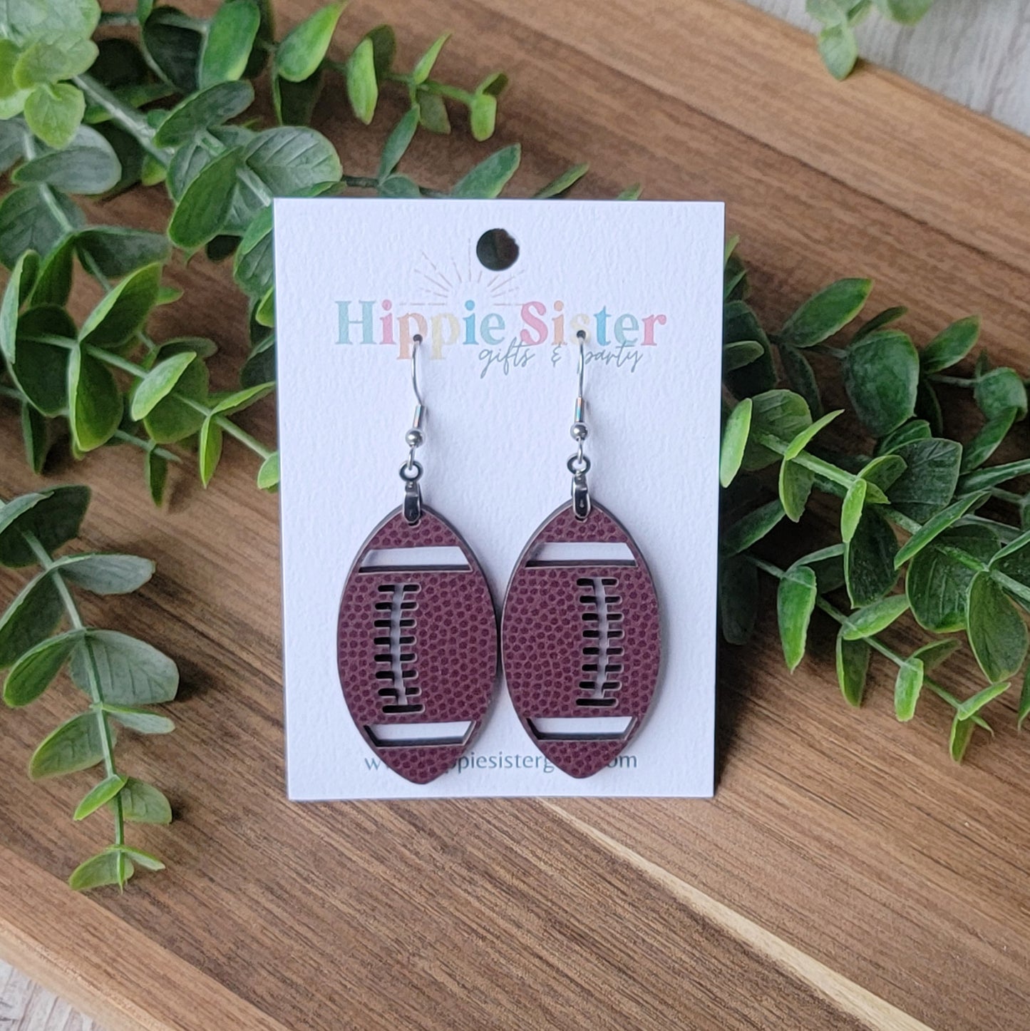Football Earrings