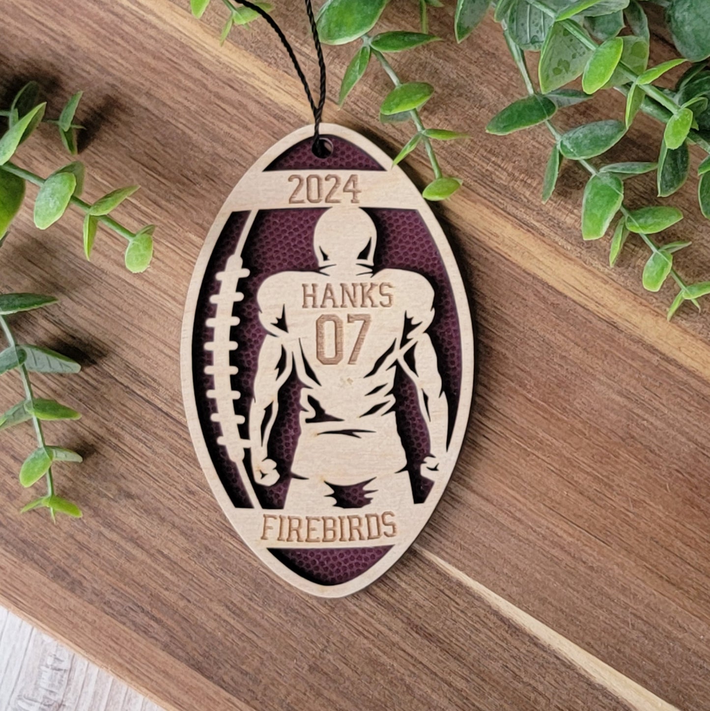 Football Custom Ornament