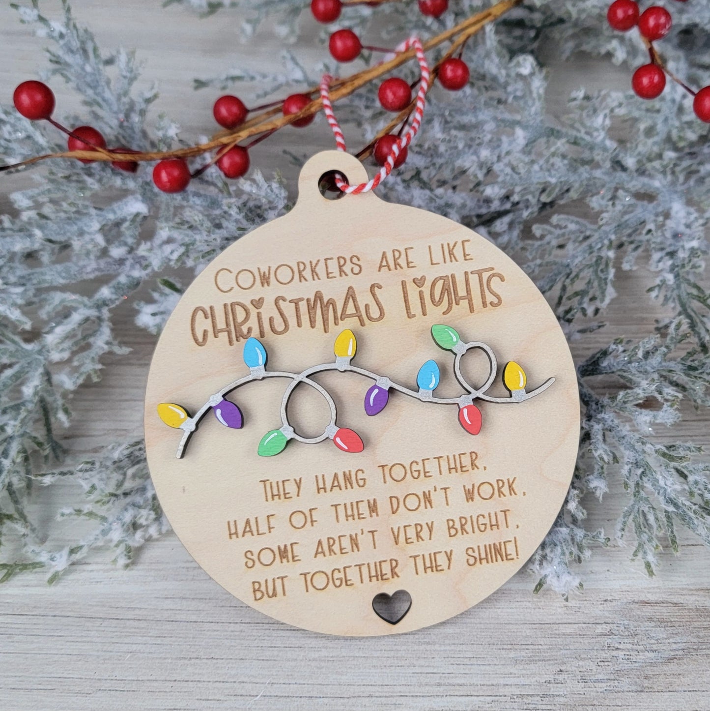 Coworkers Light Ornament