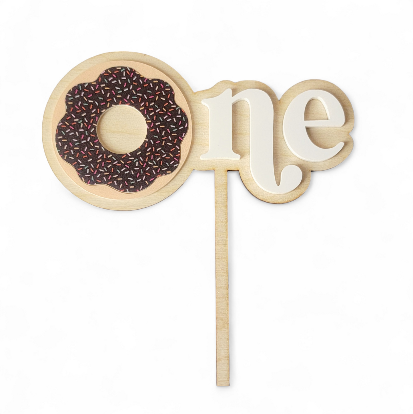One- Donut Cake Topper