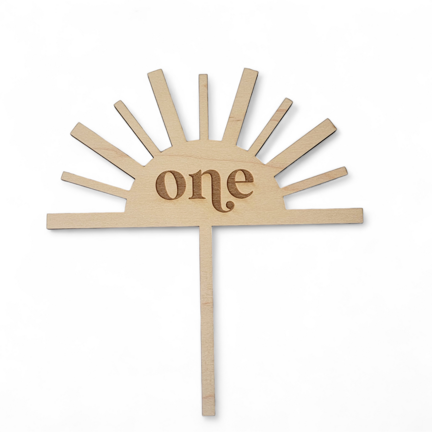 Sunburst Cake Topper