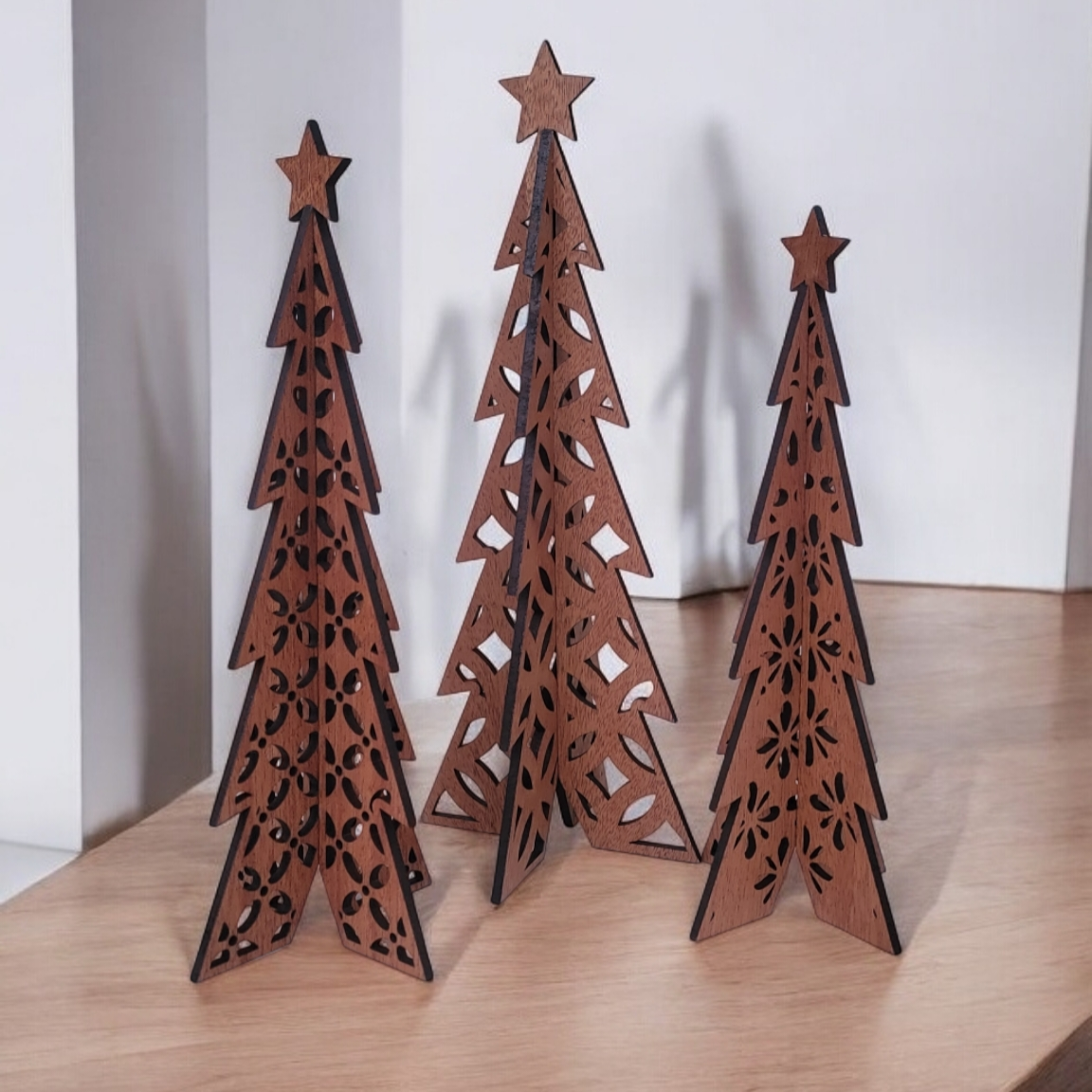 Farmhouse Patterned Wooden Tree