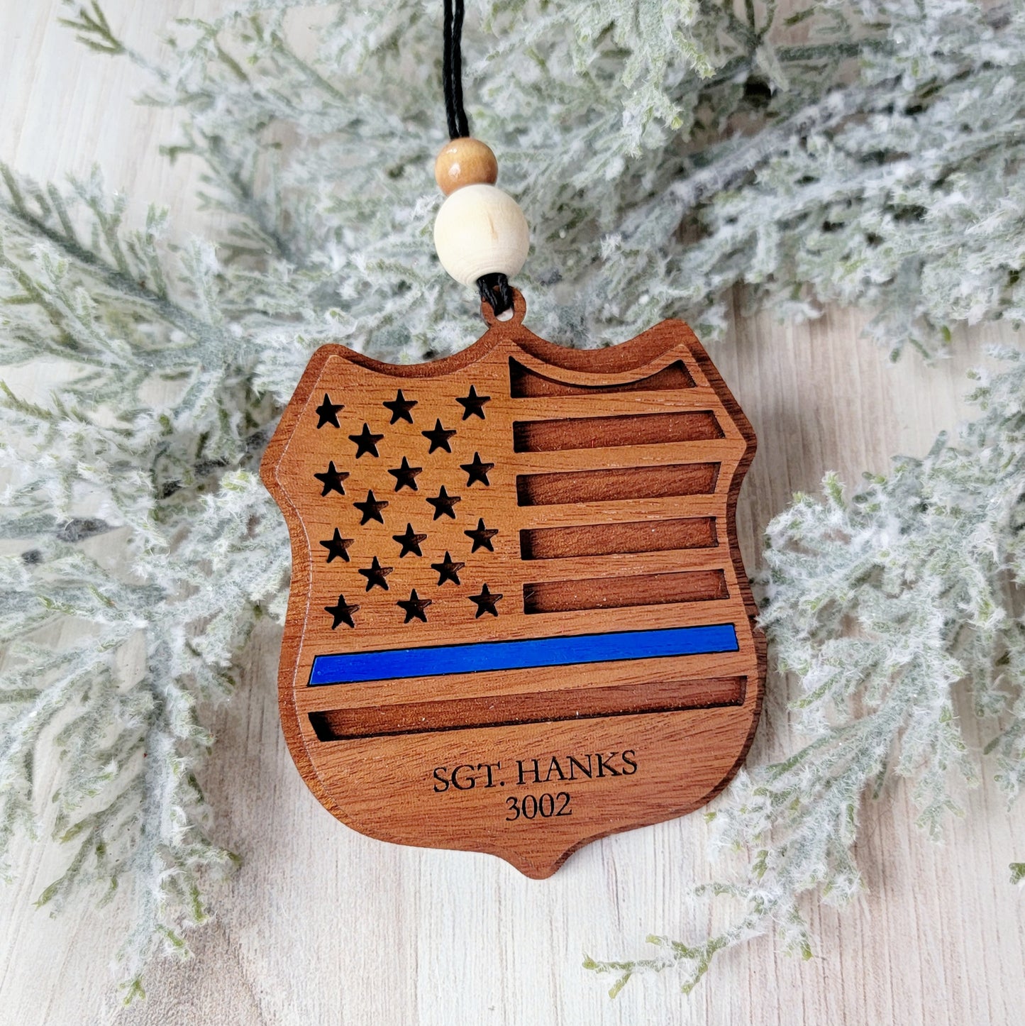 Police Badge Ornament