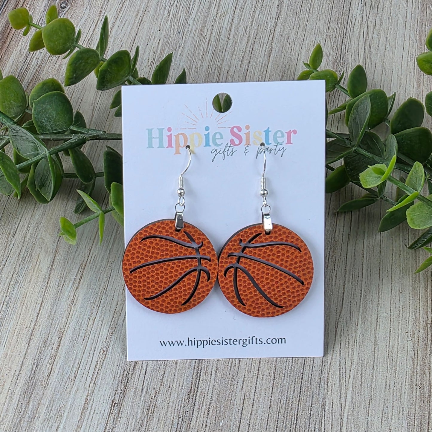Basketball Earrings