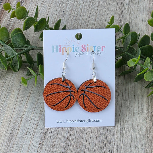 Basketball Earrings